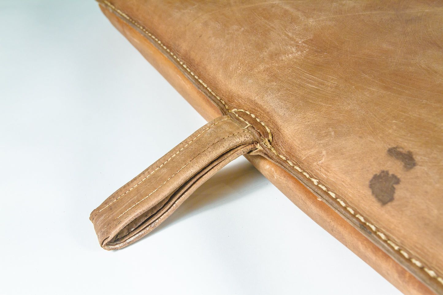 Czech Vintage Leather Gym Mat-1930s
