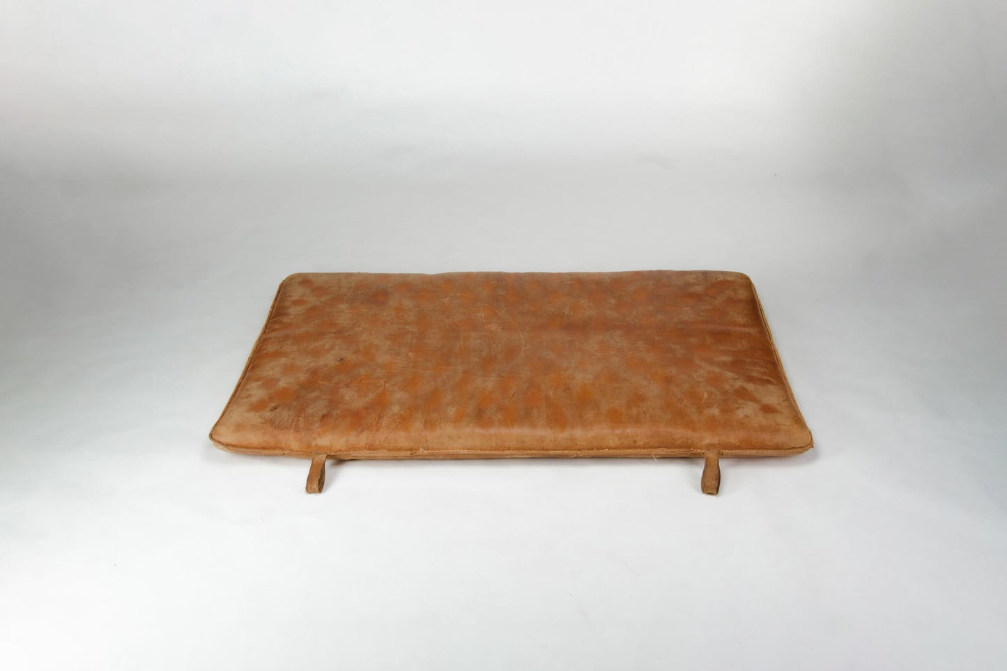 Czech Vintage Leather Gym Mat-1930s