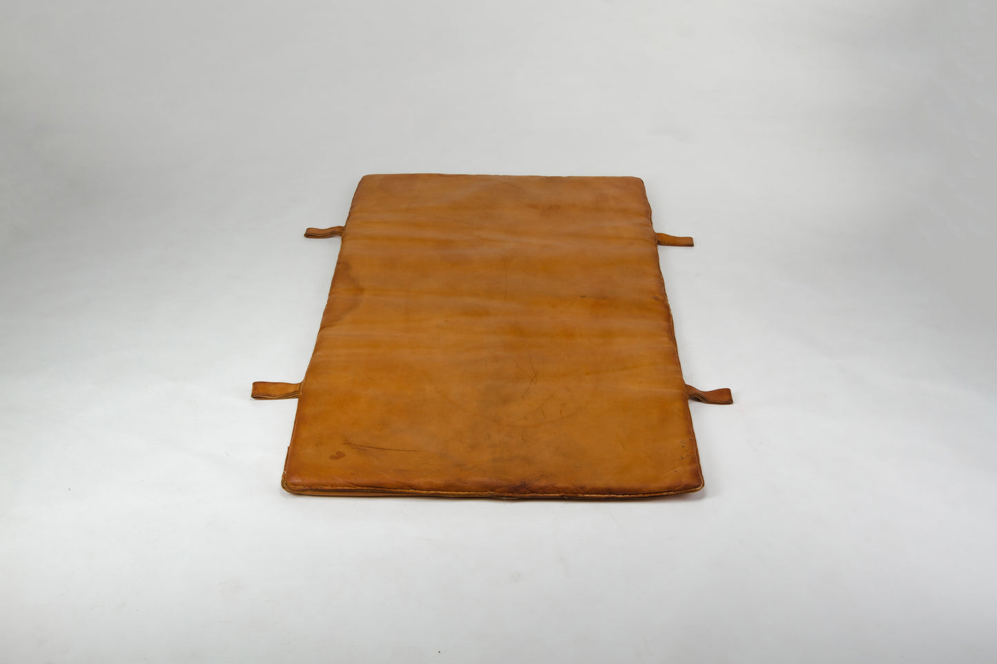 Vintage Czech Leather Gym Matt from 1930s