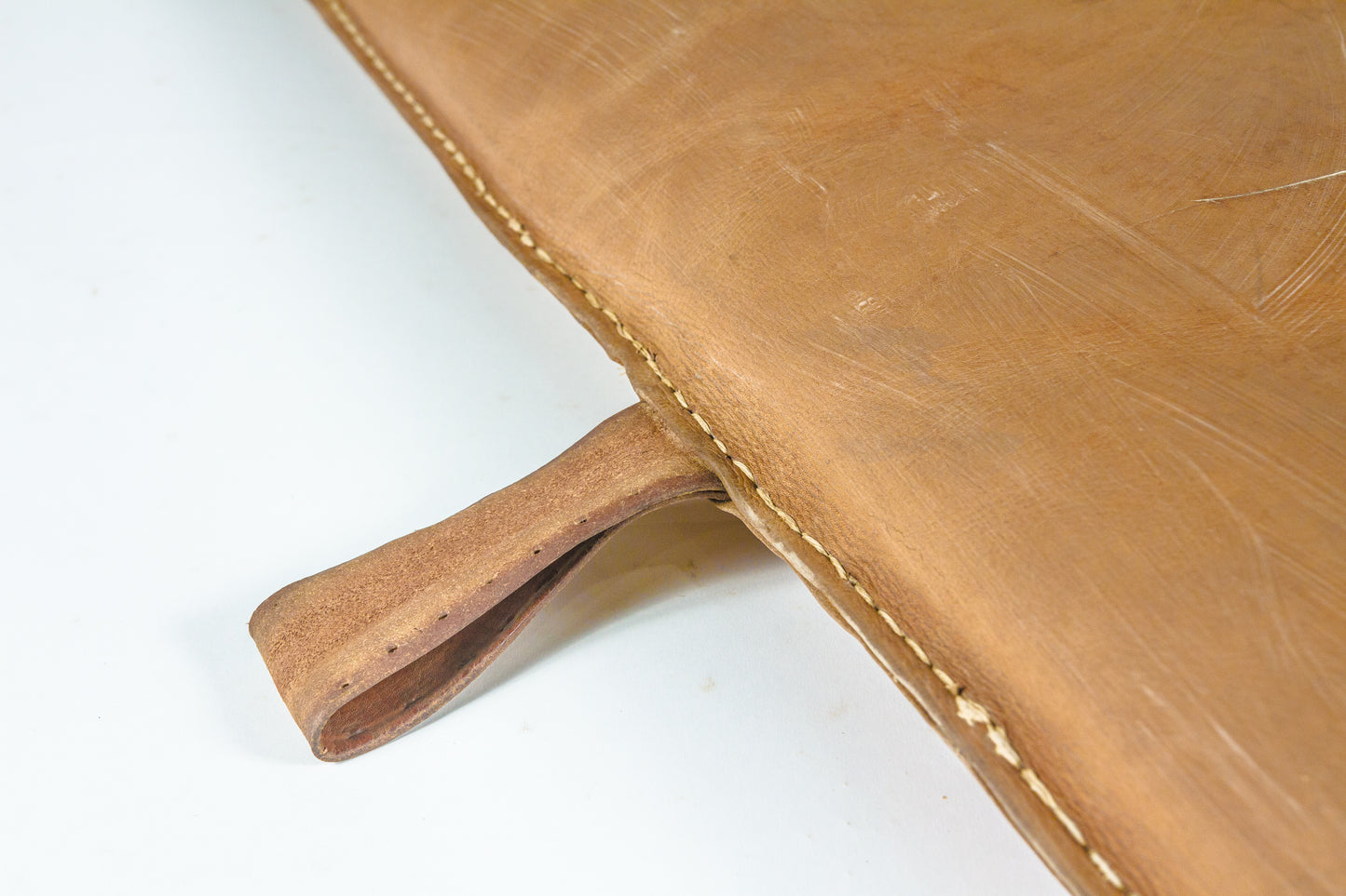 Czech Vintage Leather Gym Mat-1930s